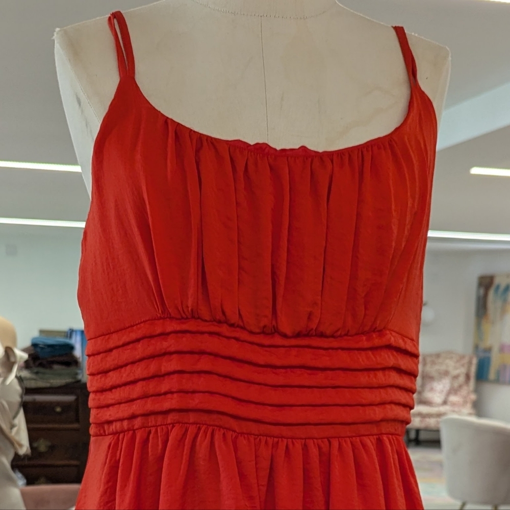 H&M Red Midi Dress